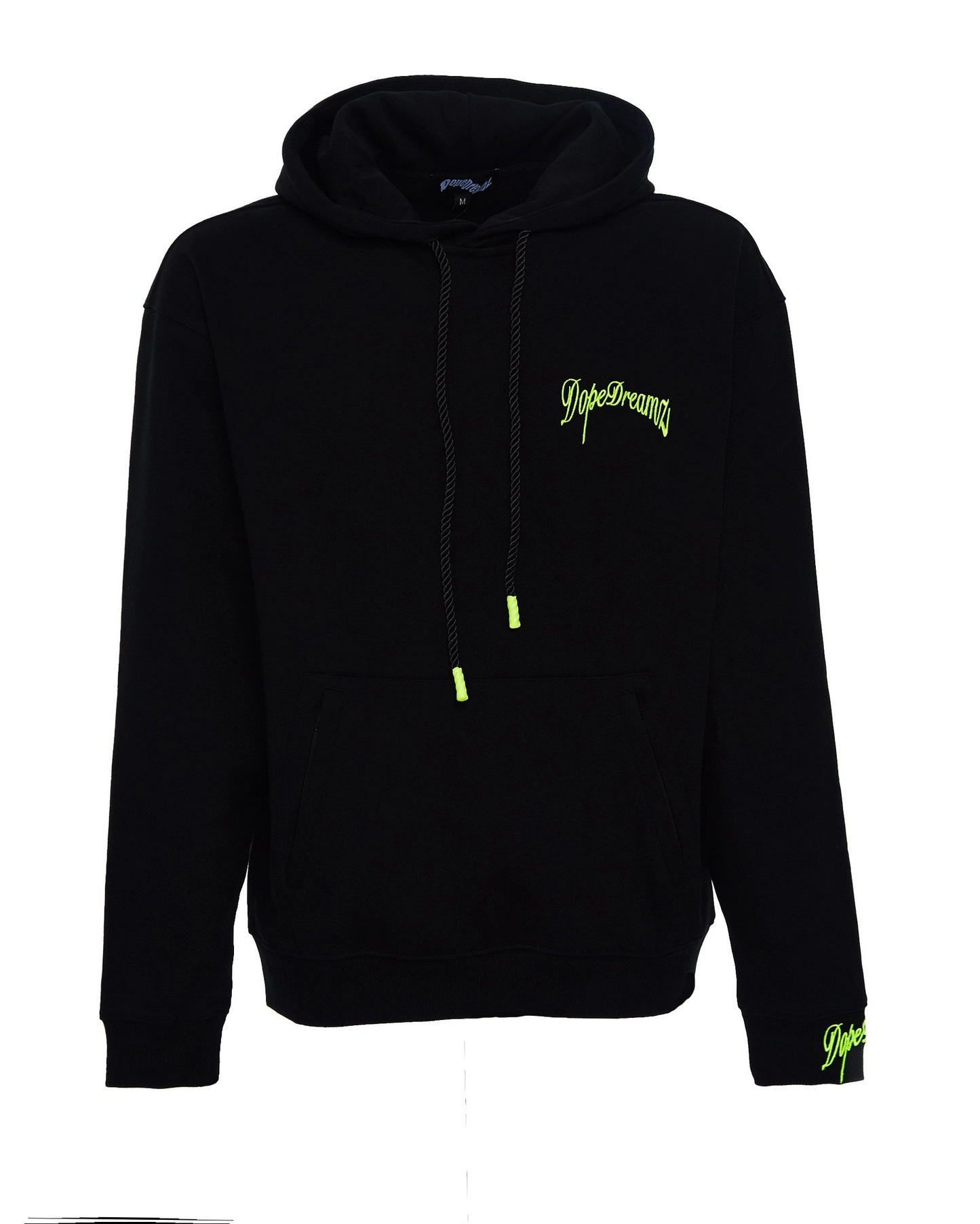 Black & Neon Green Hoodie