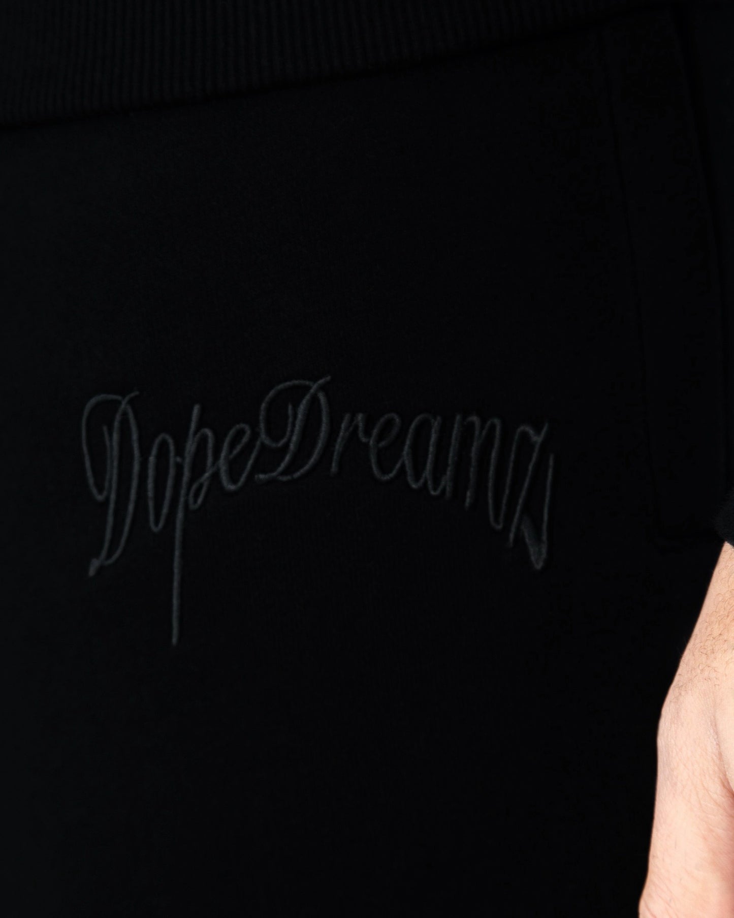 Black Tracksuit Pants-DopeDreamz
