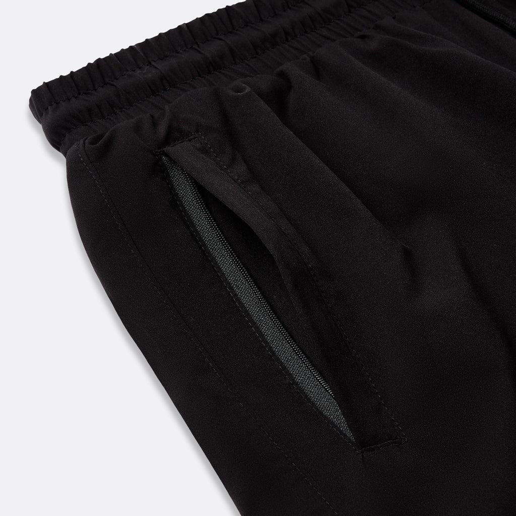  Black DopeDreamz Interlude Noir shorts detail of concealed zip pocket