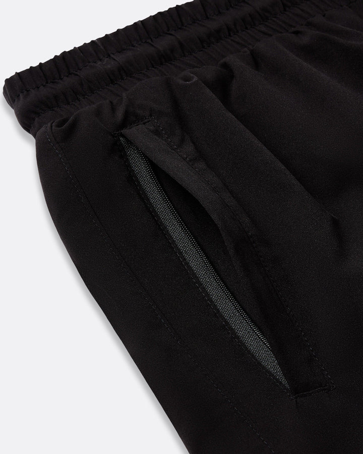  Black DopeDreamz Interlude Noir shorts detail of concealed zip pocket