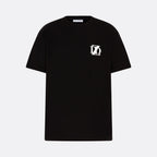     Black DopeDreamz Interlude Noir T-shirt front view with white embroidered DDZ logo
